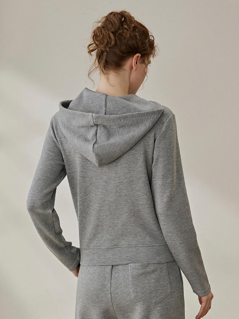 非対称ジップアップ 厚手 フード付きパーカー – ONEARTS