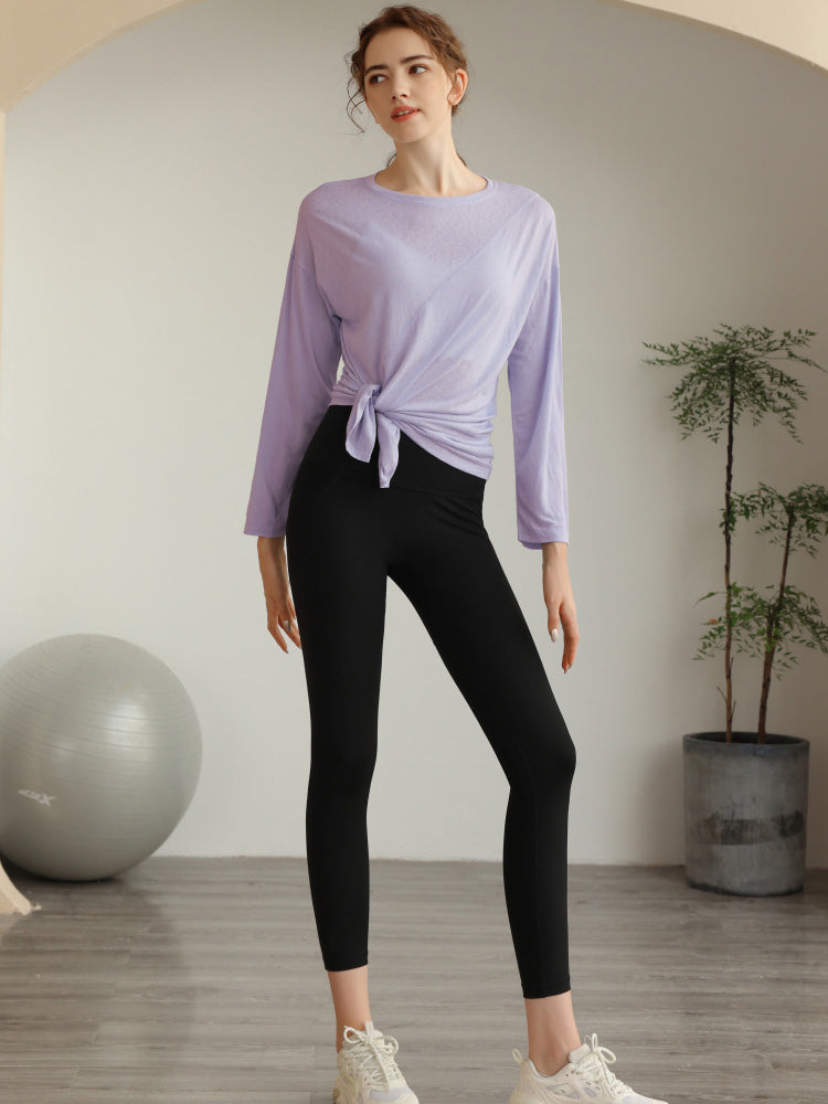 サイドスリット シアー素材 ヨガTシャツ – ONEARTS